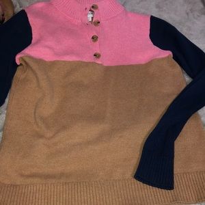 Crew sweater color block